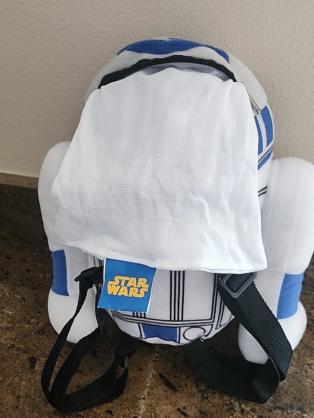 Star Wars Plush Backpack R2D2 - PLUS! R2D2 Storage Container with Handle - Picture 7 of 12